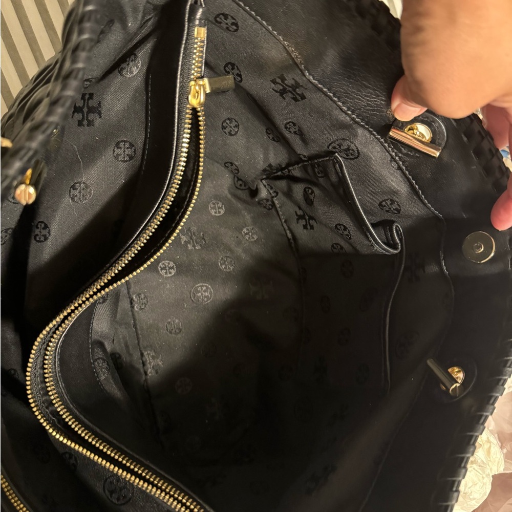 Tory Burch Black Tote(Marion tote) - Picture 8 of 14